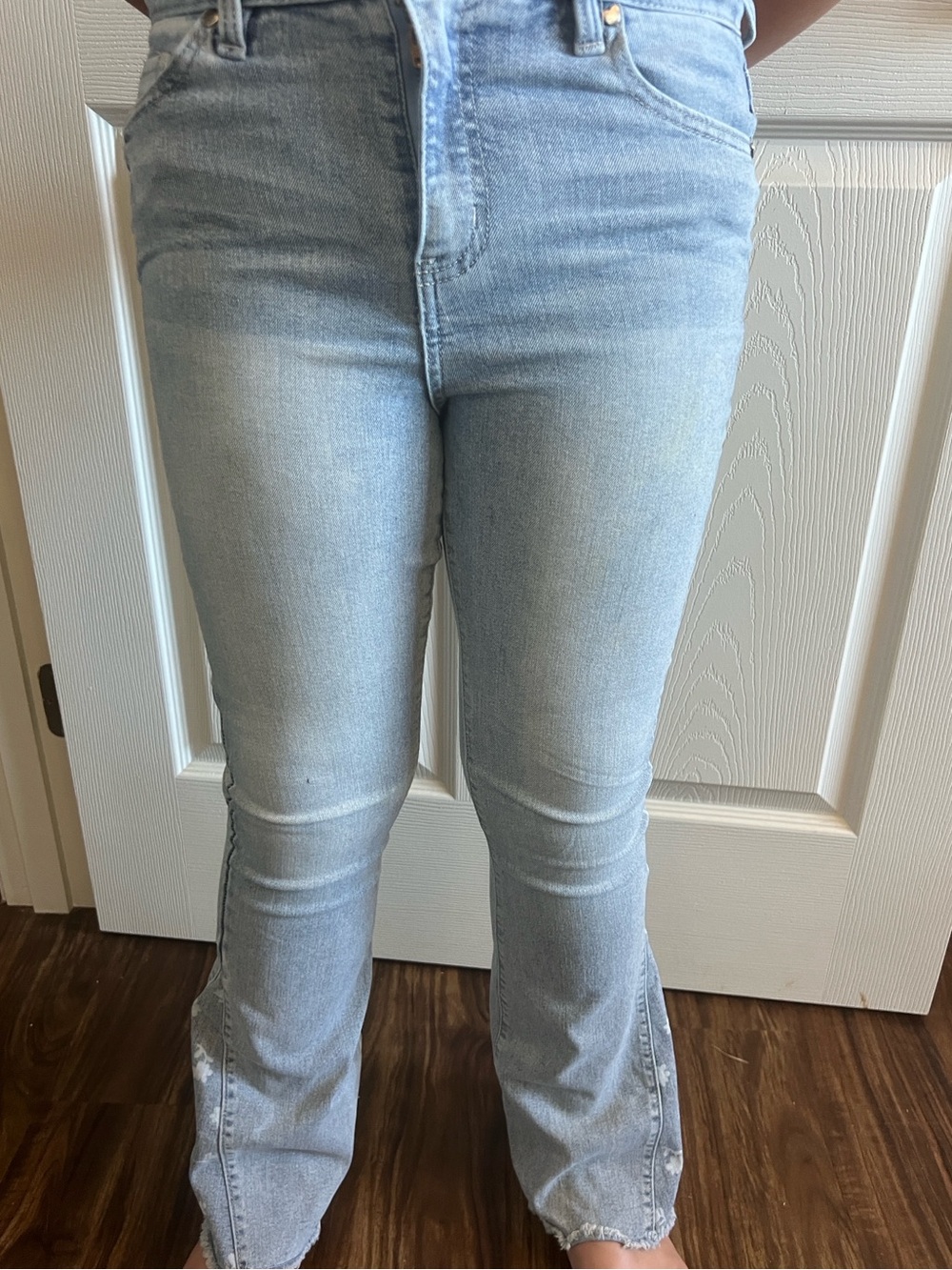 Old Navy Light Blue Stretch Flare Jeans